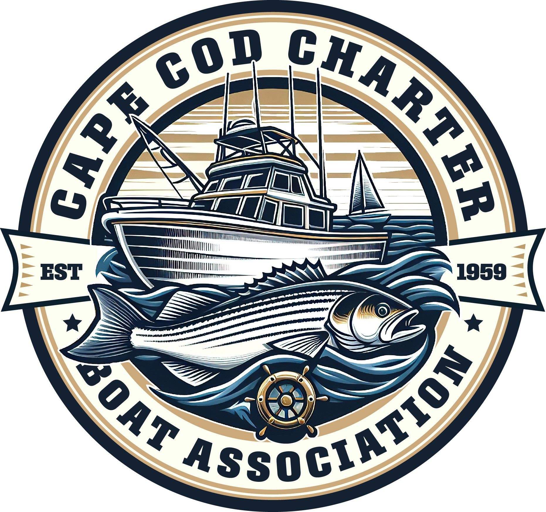 Cape Cod Charter Boat Association Logo